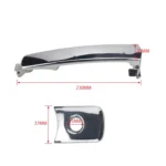 2 PCS A5850 Car Outside Door Handle 80640-CA000/12 for Nissan - Image 7