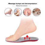 081 Soft Breathable Shockproof Massage Sports Full Insole Shoe-pad - Image 5