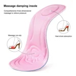 082 Soft Breathable Shockproof Massage Cat Paw Sports Full Insole Shoe-pad, Size: 225-250mm - Image 3