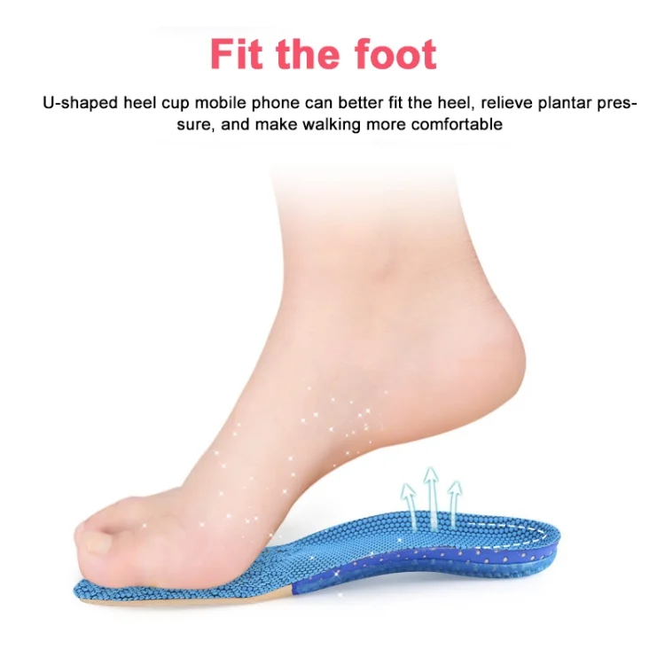 EDA001457001_B2.webp 1 Pair 641 Casual Non-slip Shockproof Breathable Arch Of Foot Sports Insole Shoe-pad - Image 3