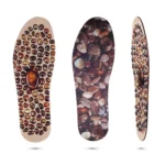 1 Pair Cuttable Imitation Pebbles Massage Insole Shoe-pad