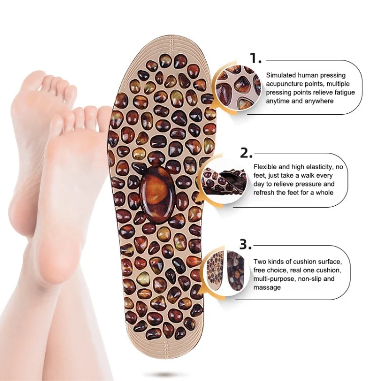EDA001457501_B2.webp 1 Pair Cuttable Imitation Pebbles Massage Insole Shoe-pad - Image 3
