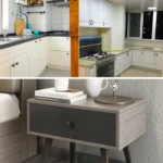 6569-128 Matte Black Peach Wood Drawer Cabinet Door Handle - Image 5