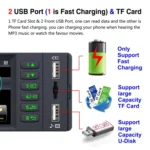 P4020 3.8 inch Universal Car Radio Receiver MP5 Player, Support FM & Bluetooth & TF Card with Remote Control - Image 4