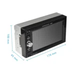 A2115 6.2 inch Car Dual DIN HD MP5 Player Support Bluetooth / FM / Phone Link / TF Card with Remote Control - Image 2