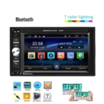 A2115 6.2 inch Car Dual DIN HD MP5 Player Support Bluetooth / FM / Phone Link / TF Card with Remote Control - Image 4
