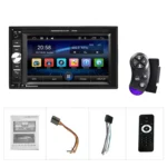 A2115 6.2 inch Car Dual DIN HD MP5 Player Support Bluetooth / FM / Phone Link / TF Card with Remote Control - Image 7