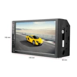 A2821 Car 7 inch Screen HD MP5 Player, Support Bluetooth / FM with Remote Control - Image 2