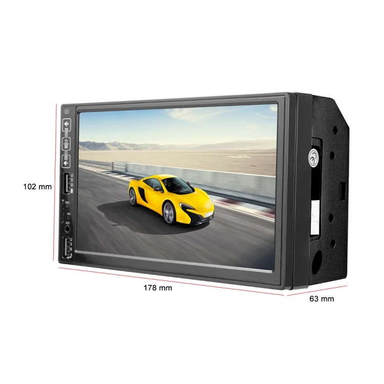 EDA001605201_1.webp A2821 Car 7 inch Screen HD MP5 Player, Support Bluetooth / FM with Remote Control - Image 2