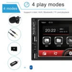 A2821 Car 7 inch Screen HD MP5 Player, Support Bluetooth / FM with Remote Control - Image 5
