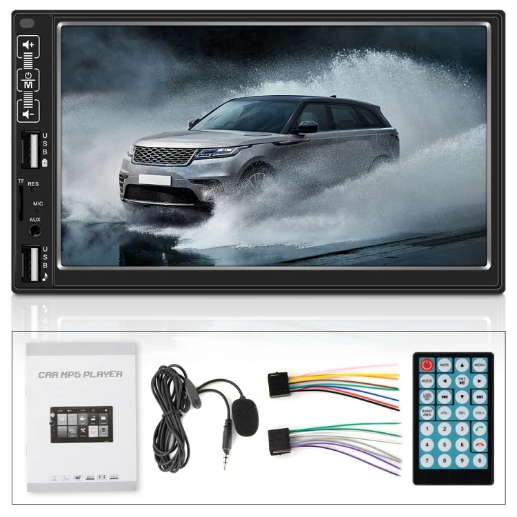 EDA001605201_6.webp A2821 Car 7 inch Screen HD MP5 Player, Support Bluetooth / FM with Remote Control - Image 7