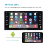 Q3160 7 inch Car Touch Capacitive Screen MP5 Player Support FM / TF / Mirror Link for Toyota Corolla - Image 6