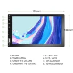 Q3161 7 inch Car MP5 Player Support FM / TF / Bluetooth with Remote Controler - Image 4