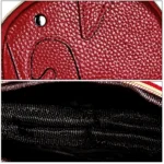 Ladies Head Layer Cowhide Elephant Zipper Coin Purse - Image 4