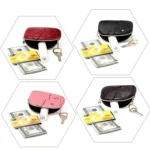 Ladies Head Layer Cowhide Elephant Zipper Coin Purse - Image 5