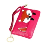 Ladies Sewing Thread Leather Fox Handbags Cute Mini Key Case - Image 2