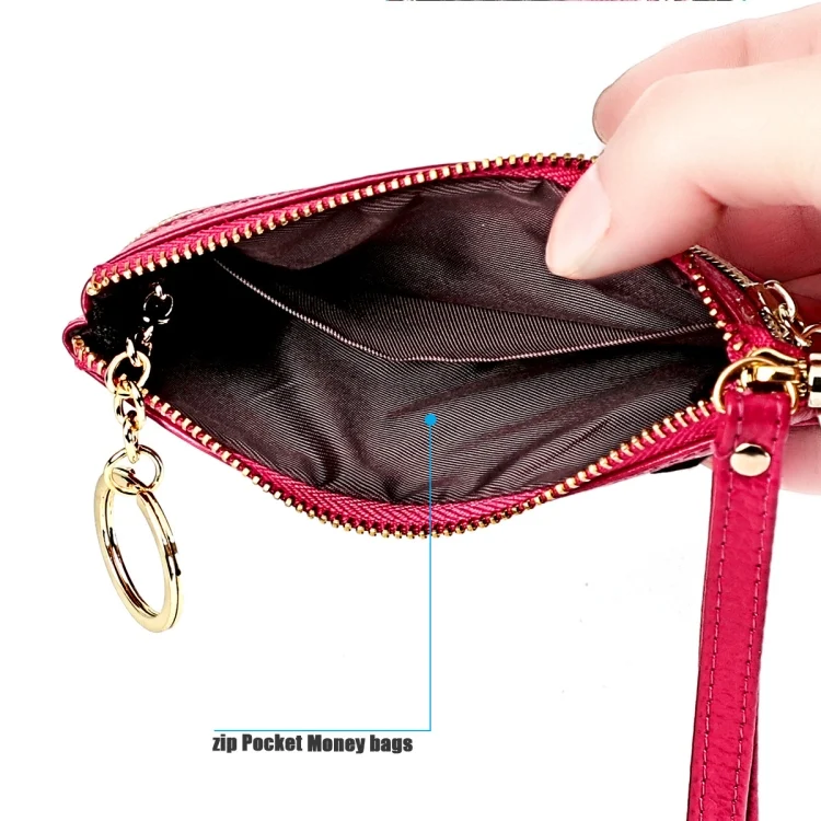 EDA001662601_B3.webp Ladies Sewing Thread Leather Fox Handbags Cute Mini Key Case - Image 4