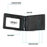 RFID Anti-theft Leather Men Wallet - Image 3