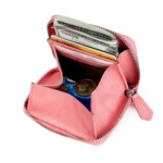 RFID Anti-theft Zipper Leather Coin Purse Coin Storage Bag - Image 6
