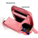 RFID Anti-theft Zipper Leather Coin Purse Coin Storage Bag - Image 3