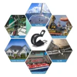 A1196 52 in 1 Car Rubber Cushion Pipe Clamps Stainless Steel Clamps - Image 6