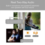 T24 1080P IP65 Waterproof Solar Smart PTZ Camera, Support Full-color Night Vision & Two-way Voice Intercom & AI Humanoid Detection Alarm, - Image 9