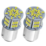 1 Pair E0052 9-14V 1156-54SMD-2835 6000K 1080LM White Light Car Decoding Turn Signal Reversing Light - Image 2