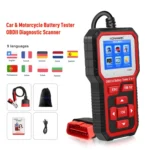 KONNWEI KW681 Car 2.4 inch TFT Screen OBD Fault Diagnosis + 6V-12V Battery Tester Support 9 Languages - Image 6