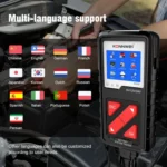 KONNWEI KW710 Car 3.2 inch 6V-24V Lead-acid Battery Tester Support 13 Languages - Image 5