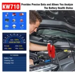 KONNWEI KW710 Car 3.2 inch 6V-24V Lead-acid Battery Tester Support 13 Languages - Image 7