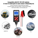 KONNWEI KW710 Car 3.2 inch 6V-24V Lead-acid Battery Tester Support 13 Languages - Image 8