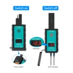 WUPP ZH-1422A2 DC12-24V Motorcycle Square Dual USB Fast Charging Charger with Switch + Voltmeter + Integrated SAE Socket + 1m SAE Socket Cable - Image 5