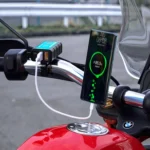 WUPP ZH-1422C2 Motorcycle Square Dual USB Fast Charging Charger with Switch + Integrated SAE Socket + 1m SAE Socket Cable - Image 8