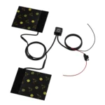 WUPP CS-974B1 Motorcycle Modified Hook and Loop Fastener Intelligent Electric Heating Hand Cover Heated Grip with Three Gear Temperature Control - Image 2