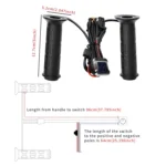 WUPP ZH-983F2 Motorcycle ATV Modified Intelligent Electric Heating Hand Cover Heated Grip with Three Gear Temperature Control - Image 2