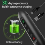 Tsattine N10 Ultrasonic Dog Repeller with LED Electricity Display & Flashlight - Image 4