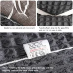 Living Room Stretch Full Coverage Skirt Style Sofa Cover, Size: Double M 145-185cm - Image 4