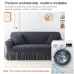 Living Room Stretch Full Coverage Skirt Style Sofa Cover, Size: Double M 145-185cm - Image 6