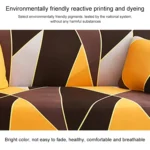 Double Seat Full Coverage Elastic Non-slip Sofa Cover - Image 7