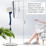 Household Cloth Dust-proof Cover for Floor Fan - Image 3