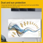 Household Cloth Dust-proof Cover for Television - Image 3