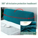 Polar Fleece Elastic Full Covered Headboard Dust Cover - Image 6