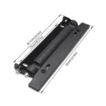 Car Modification Adjustable American Carbon Fiber Pattern License Plate Frame - Image 5