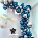50 PCS DIY Latex Balloons Modeling Tool Plastic Balloon Chain Tie Knob Tool Birthday Party Wedding Decoration Supplies, Length: 5m - Image 3