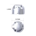 12V 7 Pin Round Plug Female Metal Trailer Adapter Connector Boat Carvan EU Plug - Image 3