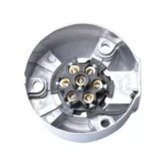 12V 7 Pin Round Plug Female Metal Trailer Adapter Connector Boat Carvan EU Plug - Image 4