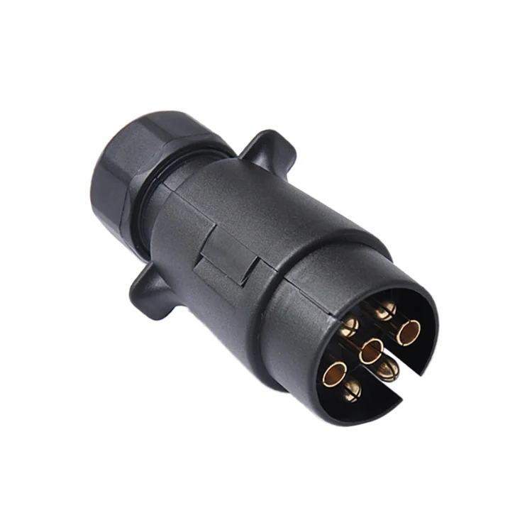 EDA002041001_2.webp 12V 7-pin Plastic Trailer Connector Socket + Plug EU - Image 3