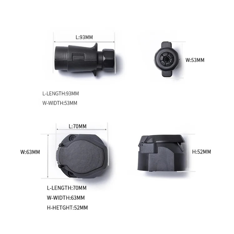 EDA002041001_5.webp 12V 7-pin Plastic Trailer Connector Socket + Plug EU - Image 6