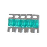 A0303 Blue 5 PCS Car Audio AFS Mini ANL 30A Fuse Nicked Plated