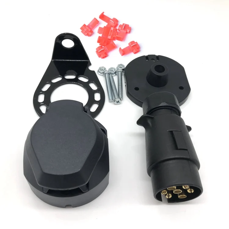 EDA002047401_6.webp 7 Pins 12N Electrics Converter Trailer Caravan Plug and Socket Adapter Connector - Image 7